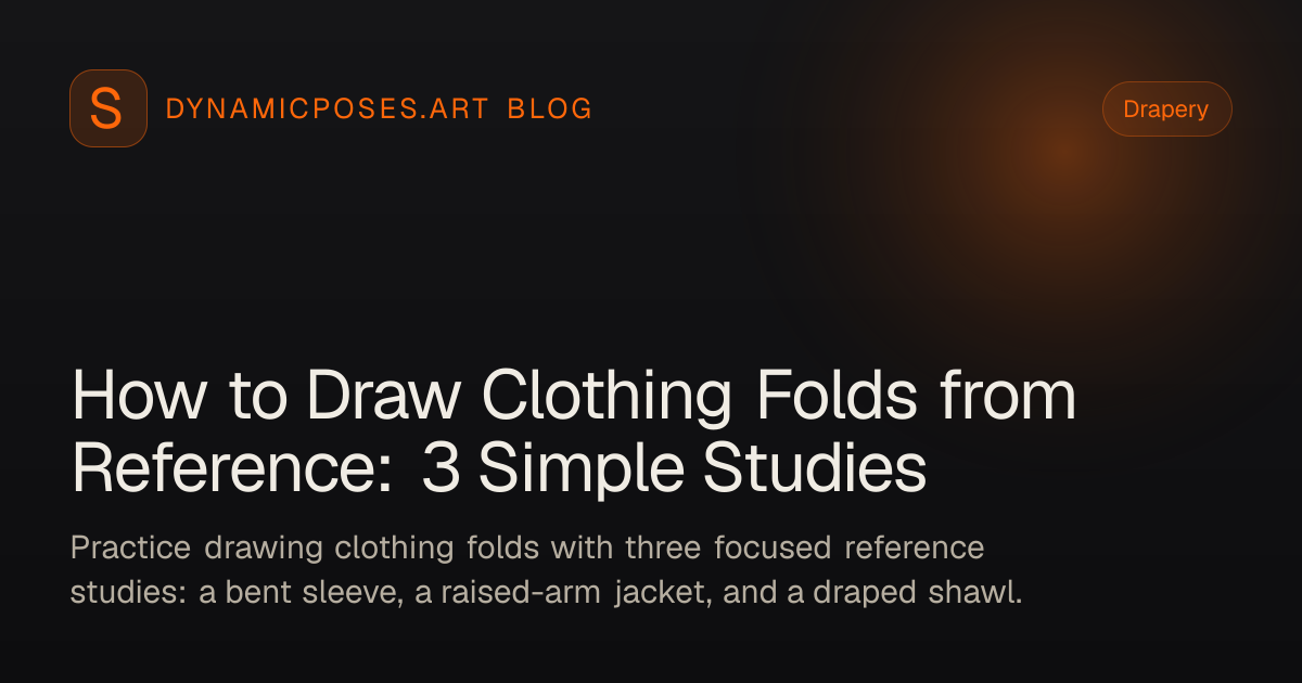 How to Draw Clothing Folds from Reference: 3 Simple Studies ...